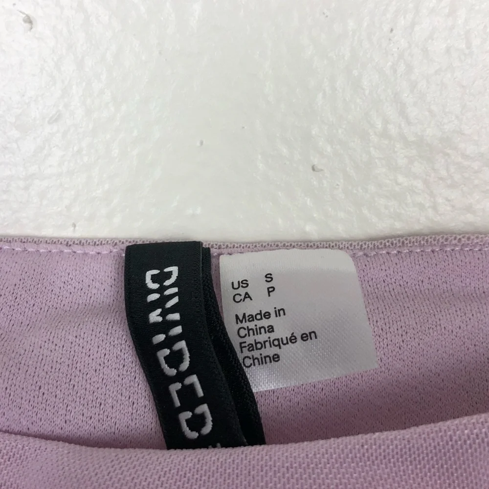 Divided Puffy Sleeve Pink Princess Top - Picture 4 of 4
